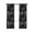 Black Grey, variant on Vintage Floral Blackout Curtains 84 Inches Length, Black Dandelion Plants Country Botanical Window Treatment Thermal Insulated Drapes for Bedroom Living Room 2 Panels 84x84 Inches
