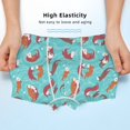 thumbnail image 3 of Yiaed Sea Otters Family In Blue Water Print Boys' Boxer Briefs Cotton Casual Stretch Comfort Boys Boxers - Kids Boxer Briefs Underwear for Boys (6-18)-Large, 3 of 5