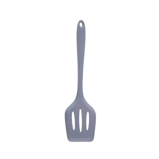 Espátula para frijoles, cuchara de cocina de silicona, espátula para verduras para sartenes antiadherentes, resistente al calor, sin fugas de aceite, para el hogar, espátula para frijoles de