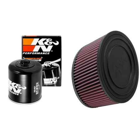 K N Air  and Oil Filter  Black Kit for ATV UTV ARCTIC  CAT  