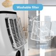 thumbnail image 6 of Aoile Portable Air Conditioner 9300 BTUs (14,000BTU ASHRAE) 3-In-1 Quiet AC Unit with Window Kit Cools Rooms up to 750 Sq.Ft, 6 of 8