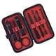 thumbnail image 5 of FELTECHELECTR Juego de 7 tijeras de acero inoxidable para uñas, kit de manicura duradero, cortaúñas portátil, recortador para hombre y mujer., 5 of 6