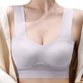 thumbnail image 3 of Women Traceless Strap Ice Silk Sports Bra - Fixed Cup Gathering Beautiful Back - Nylon Spandex - Casual Sexy - All Season - Seamless Comfortable Wear, 3 of 3