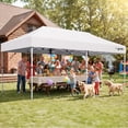 thumbnail image 3 of GVDV Pop Up Canopy, 10x20 Outdoor Canopy tent, Instant Slant Leg Shelter Gazebo for Outside, Tailgating, Camping & Events, White, 3 of 10