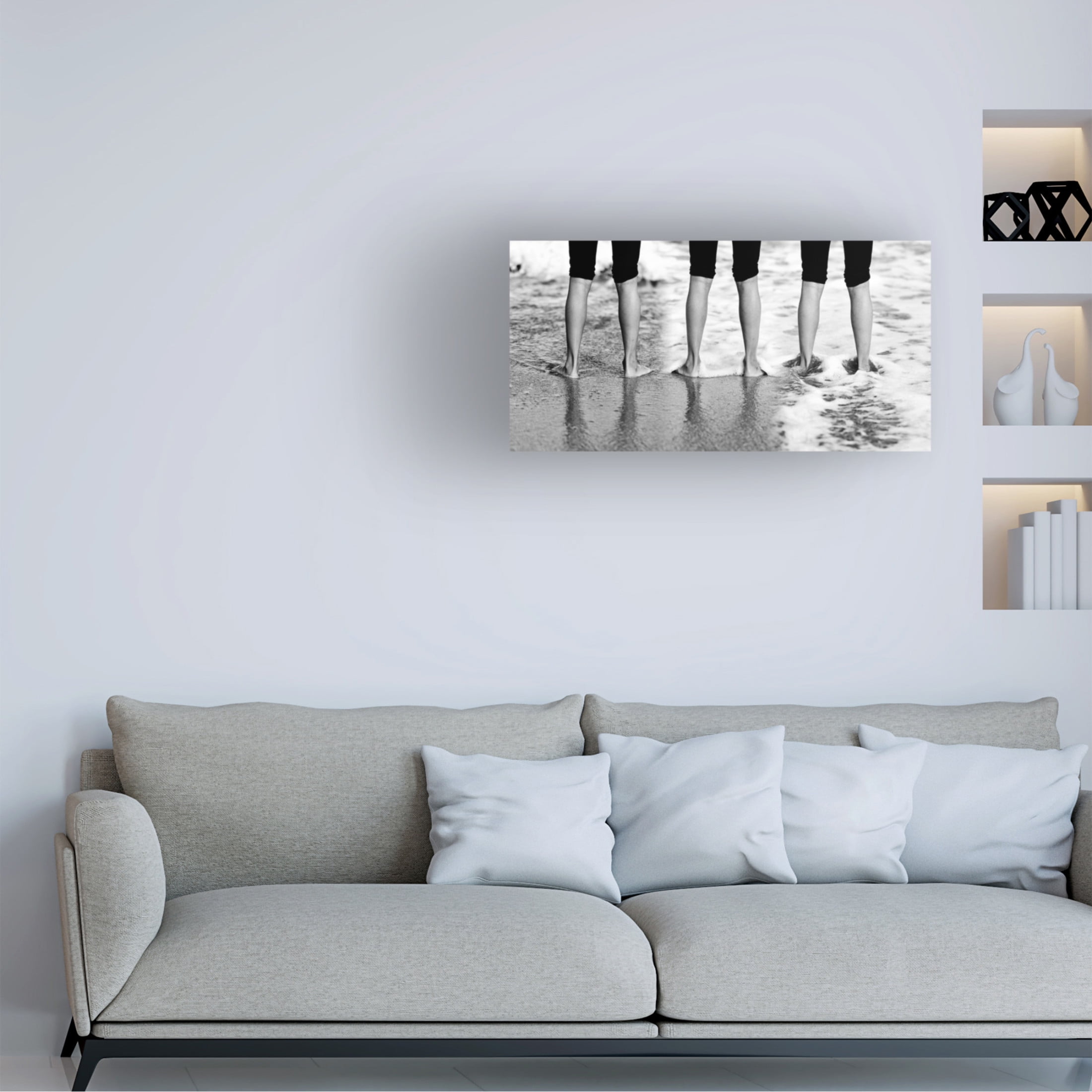Trademark Fine Art Leif Londal Wet Feet. Canvas Wall Art