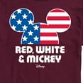 thumbnail image 3 of Disney - Americana - Red White And Mickey - Adult Short Sleeve Graphic T-Shirt, 3 of 5