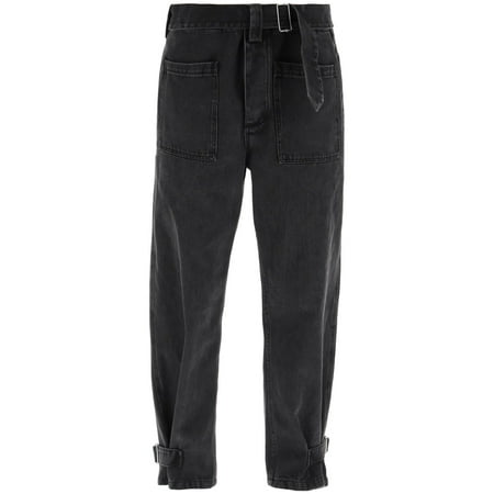 

Alexander Mcqueen Belted Double Back Jeans