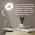 thumbnail image 4 of Worallymy LED USB Lámpara de escritorio flexible Clip Plegable Dormitorio Mesita de noche Leer Estudio Luz Protección ocular Lámpara de mesa Worallymy JD735807759, 4 of 7