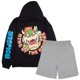thumbnail image 2 of Nintendo Super Mario Bros. Conjunto de 2 Piezas de Sudadera con Capucha y Shorts con Zíper - Paquete de Sudadera y Shorts con Gráfico de Lazo para Niños (Talla 8-12), 2 of 15