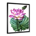 thumbnail image 2 of Designart 'Ancient Pink Lotuses In The Pond VI' Traditional Framed Art Print, 2 of 4