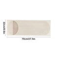 thumbnail image 2 of Peldaños de escalera interior antideslizantes, alfombras de cuero beige, almohadillas de escalón que absorben el agua para el baño de la cocina del hogar, 27.5x8.6 pulgadas, juego de 1, seguro para, 2 of 5