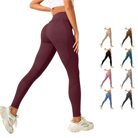 xfsWaSs High Waisted Leggings for Women Soft Active Workout Yoga Pants Slim Fit Stretchy Athletic Gym Leggings for Running & Daily Wear
