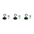 thumbnail image 1 of Redempat Hanging Planters For Indoor Plants Easy To Convenient Storage Ceiling Hooks For Hanging Plants Plant Hooks For Ceiling Black 3Set, 1 of 6
