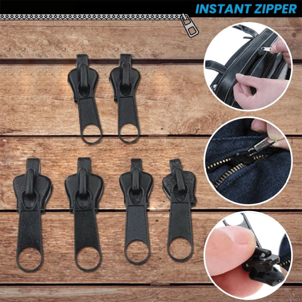Zipper Repair Kit 6 PCS Universal Zipper Fixer with Metal Slide Fix Any Zippers Instantly 3 Different Zipper Sizes for 3# 5# and 7# Zippers Zipper Repair Kit 6 PCS Universal Zipper Fixer with Metal Slide Fix Any Zippers Instantly 3 Different Zipper Sizes for 3# 5# and 7# Zippers