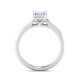 thumbnail image 3 of Circle Jewel 1.5 Ct Asscher Cut Moissanite Ring for Women - Elegant Solitaire Engagement Ring in 14K White Gold Plated - Perfect Proposal Ring for Her - Unique Wedding Gift for Brides, 3 of 3