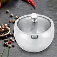 thumbnail image 1 of VIFERR Seasoning Bottle Kitchen 304 Stainless Steel Seasoning Bottle Container Sugar Salt Pot with Visible Cover, 1 of 8