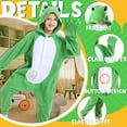 thumbnail image 2 of Disfraz CANASOUR Animal Monesie Frog Green para niños de 4 a 12 años, 2 of 6