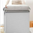 thumbnail image 2 of Large Capacity Laundry Hamper with Zipper Lid Foldable Clothes Storage Basket with Handles for Home Organization, 2 of 4