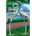 thumbnail image 3 of Achla Designs PC01 Preening Pair Crane Animal Bird Statue Garden Accent, 3 of 6