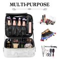 thumbnail image 4 of Bolsa de maquillaje Gzcz Travel Train con separadores ajustables, 4 of 8