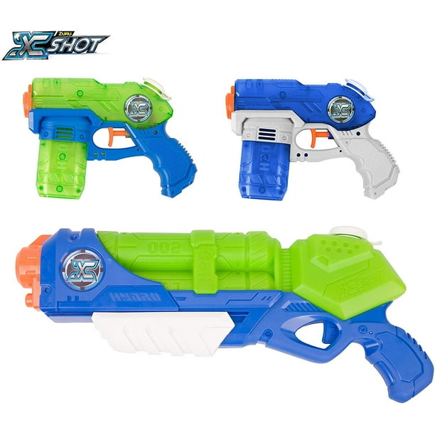 Zuru X Shot Promo Pack Water Blaster Toy (Typhoon Thunder & 2 Small Stealth Soakers) Walmart