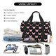 thumbnail image 5 of Balery Gradient Butterfly Bolsa de Gimnasio para Mujeres, Bolsa de Viaje con Bolsillo Húmedo, Bolsa de Fin de Semana para Mujeres, Bolsa de Viaje Resistente al Agua, 5 of 7