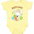 thumbnail image 3 of Inktastic Happy Easter Bunny with Eggs and Carrot Boys or Girls Baby Bodysuit, 3 of 5