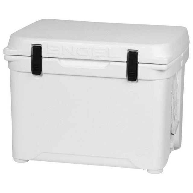 Engel 12 Gallon 60 Can 50 High Performance Roto Molded Cooler, White (Open Box)