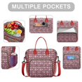 thumbnail image 2 of Red Christmas Deer and Tree Pattern Womens Lunch Box for Work,Insulated Large Lunch Bag for Tween and Teen,Loncheras Para Mujer,Leakproof Adult Lunch Bag for Work,Beach,Travel,Picnic,Camping, 2 of 7
