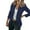 Dark blue, variant on Baqcunre Blazers For Women Women'S Casual Solid Color Loose Long Sleeve Fashion Cardigan Coat Business Casual Clothes For Women Womens Fall Fashion 2023 Coffee L
