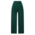 thumbnail image 5 of Aobny Lightweight Work Pants Women Harem Green Barrel Pants Loose Ankle High Waisted Palazzo Women's Pants,M, 5 of 7