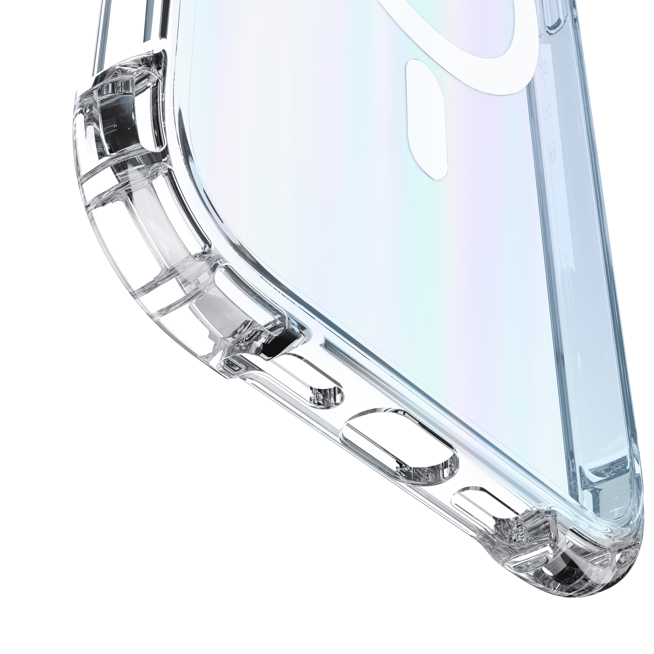 onn iPhone 16 Plus Case with MagSafe Magnet for Apple, Iridescent