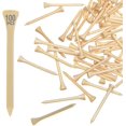 thumbnail image 1 of FFIY 100 Pcs Wooden Golf Tee Less Friction Wood Golfing Tees for Training, 2-3/4" Long, 1 of 5
