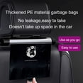 thumbnail image 3 of Car Trash Bags with Dispenser with Phone Holder Hanging Trash Can Tearable Disposable (1 Dispenser + 40Pcs Bags+ Phone Holder), 3 of 8