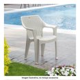 thumbnail image 4 of Set De 2 Sillas Exteriores De Plástico Con Diseño Rattan (Blanco Cantera), 4 of 4
