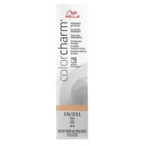 wella COLOR CHARM, HAIR COLOR gel, 51/1n black, 2 ounce