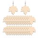 thumbnail image 1 of 50 Pcs Kids Decor Blank Wood Pieces Wooden Earring Making Kit Party Ear Decor, 1 of 3