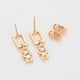 thumbnail image 4 of Aretes Largos Dama Swarovski Multicolor Pastel Oro 14K Lam dorado Unitalla, 4 of 7