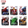 thumbnail image 2 of Disney Marvel-Mini coche de carreras de Metal para niños, 15 estilos, Iron Man, Spiderman, Capitán Thor, Original, escala 1:64 Gong Bohan LED, 2 of 2