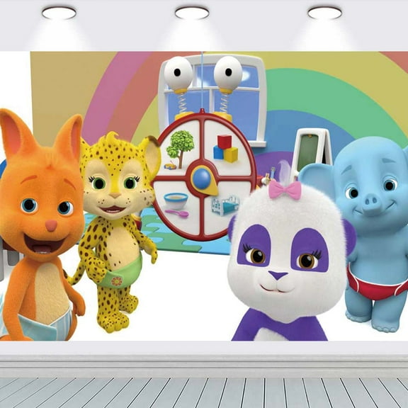 Word Party school Poster Wall Decor Birthday Banner Backdrop Background Party Supplies Taspestry