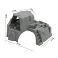 thumbnail image 5 of UDIYO 2Pcs Plastic Double Tunnel Wooden Train Track DIY Railway Scene Accessories, 5 of 5