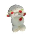 thumbnail image 2 of Muñeco de peluche de oveja, figura decorativa de juguete, adorable animal de peluche portátil, decoración para el hogar para niñas, Día de los niños, Rojo, 2 of 8
