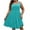 Sky Blue, variant on Busydd Dresses for Women Plus Size XL-5XL Trendy Solid Color Summer Dress Casual Sleeveless Square Neck Sundresses for Women Oversized Loose Flowy Tiered Mini Dress Hot Pink XL