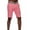 Dusty Rose, variant on 9 Crowns Men's Flat Front Slim Fit Stretch Belted 10" Shorts (Charcoal, 38)
