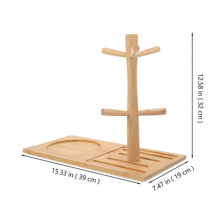 Baby Bottle Drain Rack Stand Bottles Drying Dryer One Body Feeding Wooden Walmart