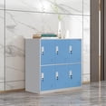 thumbnail image 5 of MECOLOR Employee and gym Storage Small Metal Storage Cabinet with Lock for bag show file and Cloth and self Belonging Storage, 5 of 5