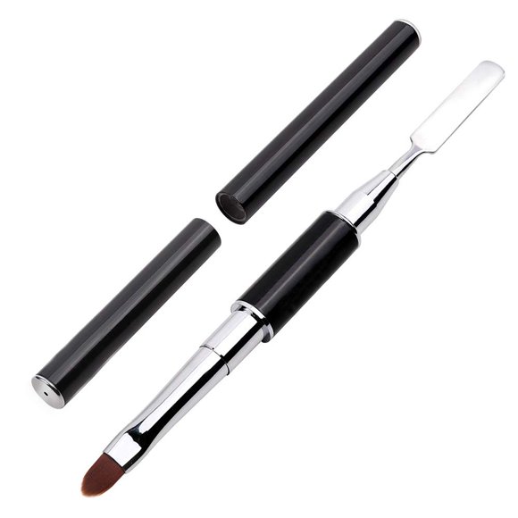 Dual-Ended Nail Art PolyGel Builder Brush & Picker, Nail Art Painting Brush Pen