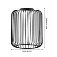 thumbnail image 2 of USHOBE Abat-jour Style Rétro pour Lampe de Table Fer Noir 1ensemble pour Propriétaires, 2 of 8