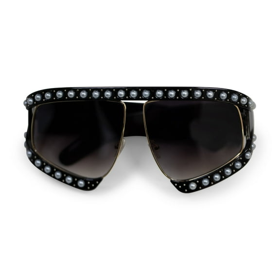 Faux Pearl Studded Sunglasses