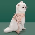 thumbnail image 5 of Small Dog Harness and Leash Set Reflective Mesh Dog Vest Harness Extra Small Pink Checkered Plaid Harness for Small Dogs Puppy Walking Harness and Leash Set for Small Puppies, 5 of 8